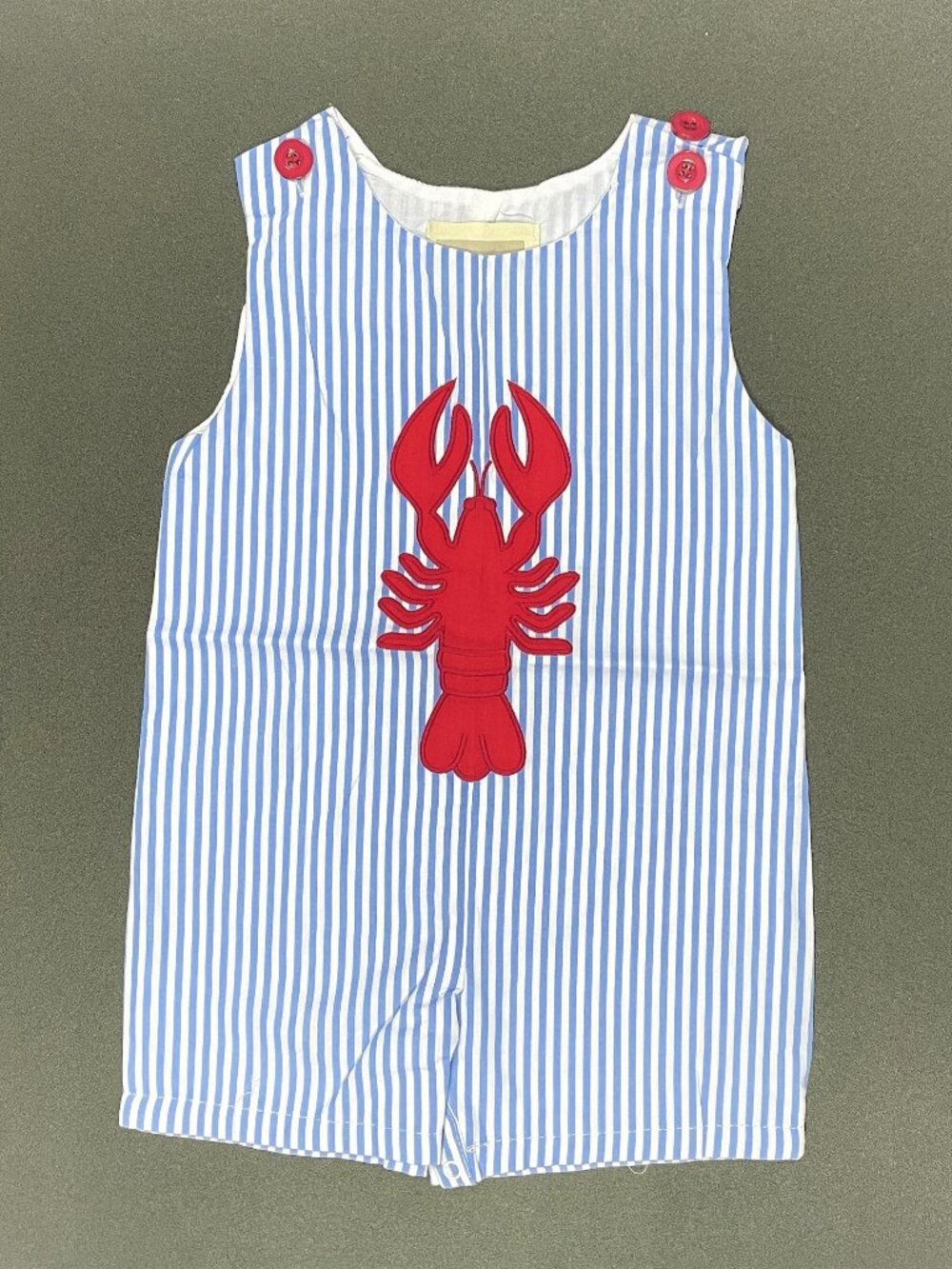 Lil Cactus Boys Blue Romper 12-18M